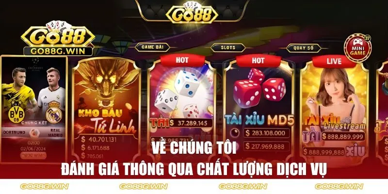 Đánh giá chất lượng dịch vụ của GO88